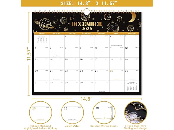 Artfan Calendar 2026-2027