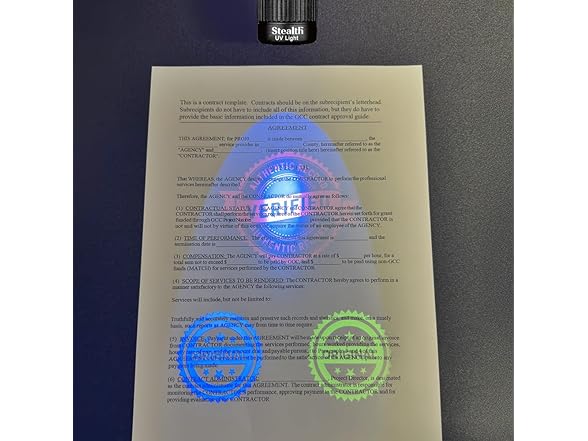 VersaCheck Stealth UV 365nm Display Light - Mini Size