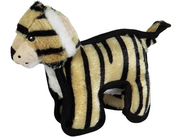 Hyper Pet Tough Plush Tiger Durable Dog Toy