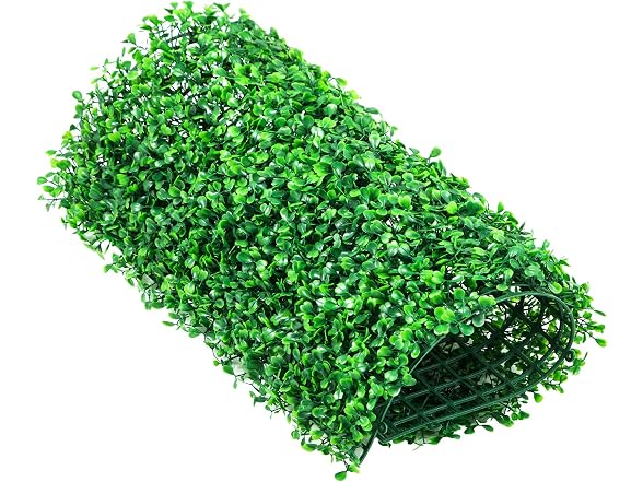 Artificial Boxwood Panel UV 24pcs Boxwood Hedge