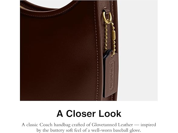 Coach Curve Zip Bag, B4/Maple (Open Box)