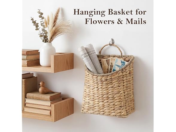 Woven Hanging Basket,Wicker Hanging