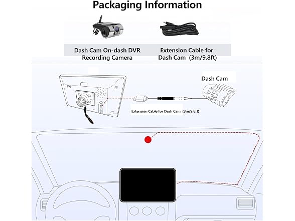 FBINSE APP-Auto-137 Dash Cam 720P for Android Car 
