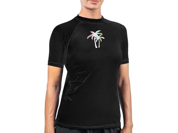 Kanu Surf Women's Hayley Black Rashguard (XL)