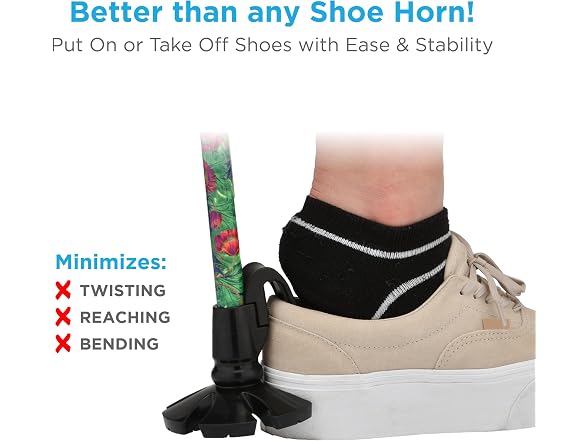 NOVA Shoe Horn Cane Tip Attachment