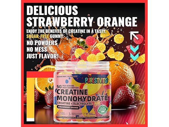 PURESTVITS Creatine Monohydrate Gummies