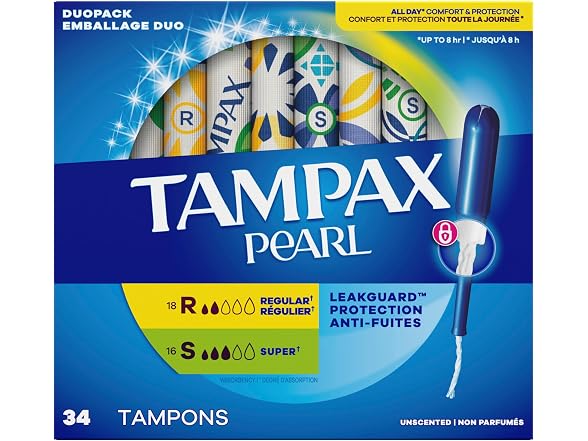 Tampax Pearl Tampons Women Multipack LeakGuard