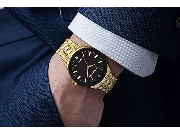 Geoffrey Beene Mens Stainless Steel Watch