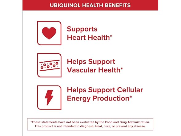Qunol Mega Ubiquinol CoQ10 100mg 240 Softgels