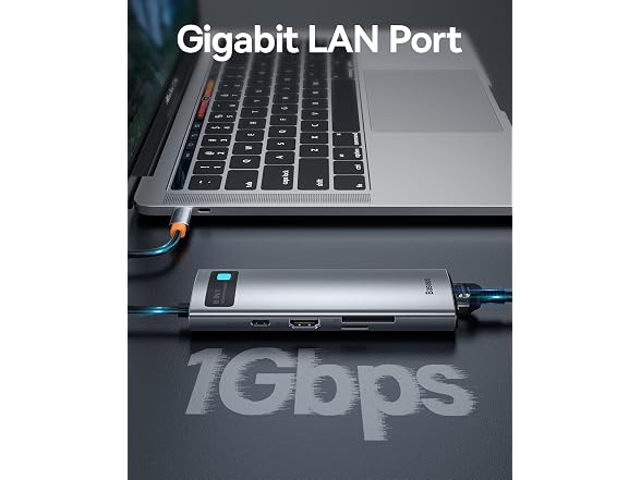 Baseus 8-in-1 USB C Hub Docking Station