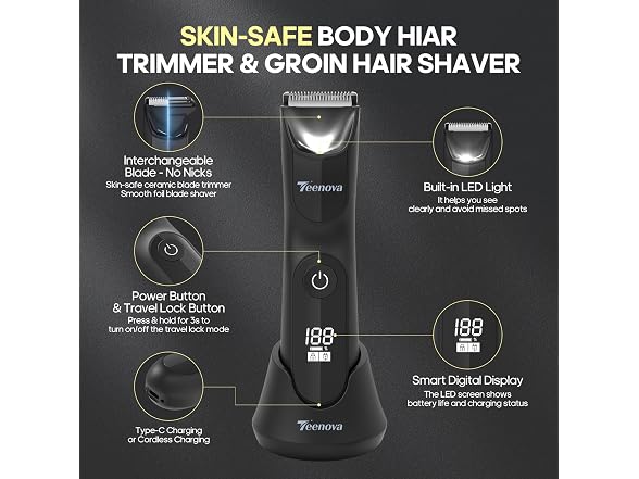 Manscape Body Hair Trimmer