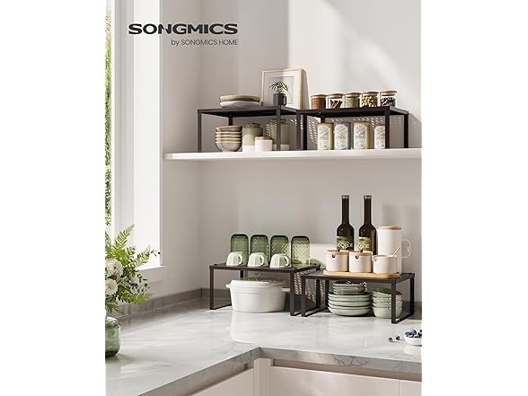 SONGMICS Spice Racks, Set of 4