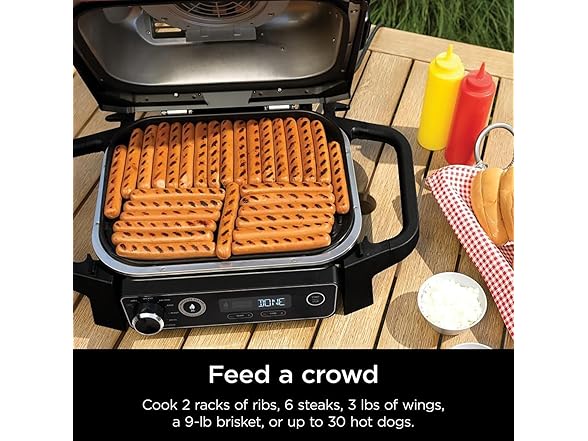 Ninja OG701 Woodfire Outdoor Grill & Smoker, 7-in-1