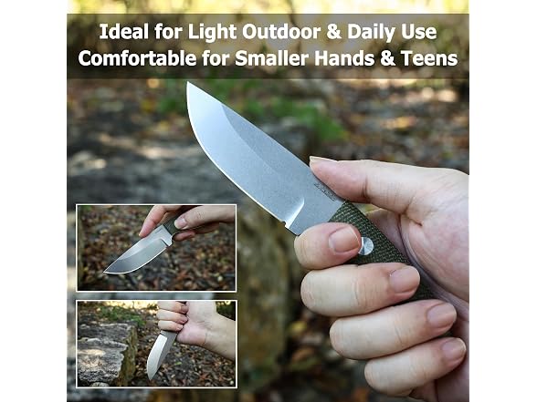 JoyRaining Fixed Blade Knife, 3.15"