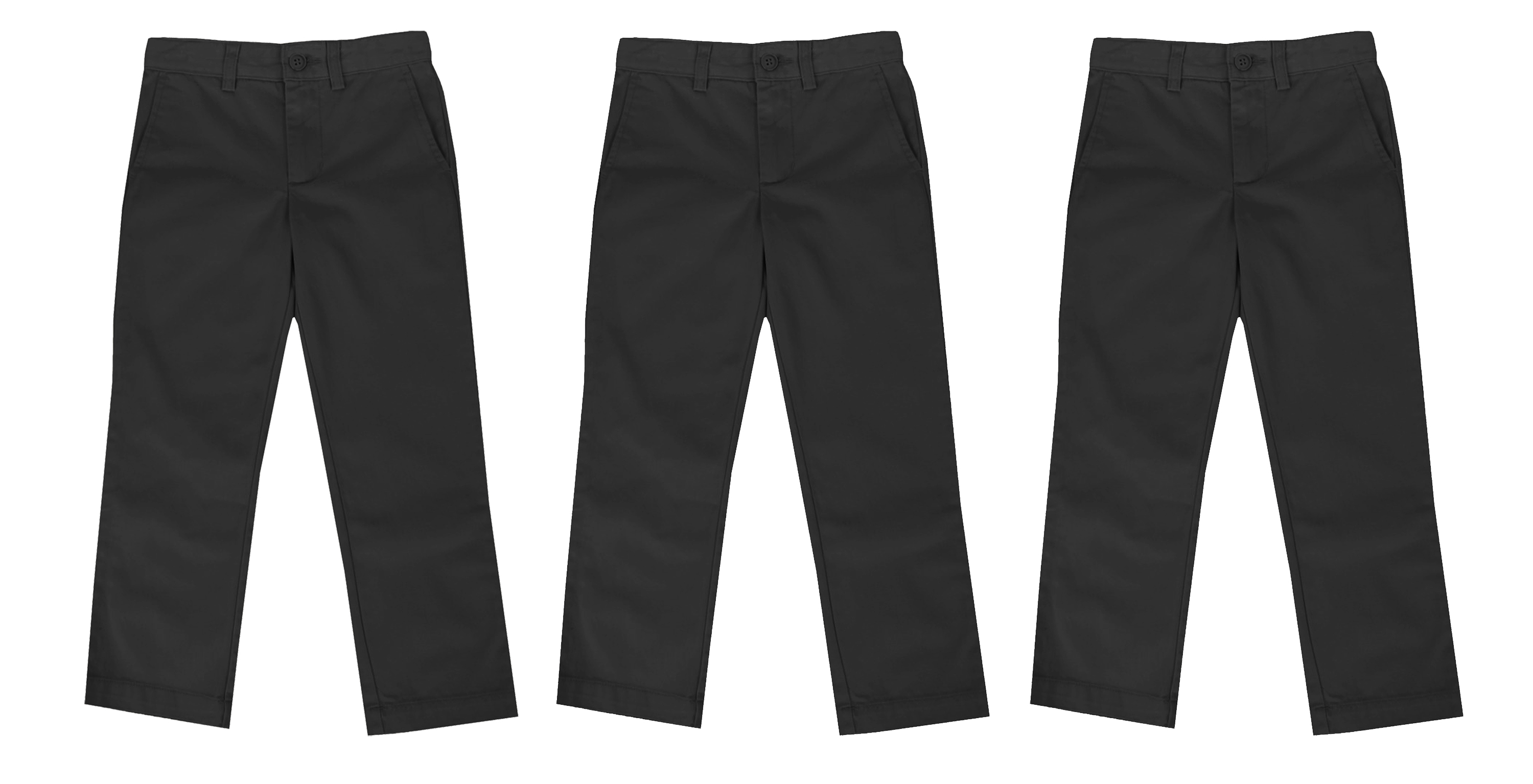 Boys 3PK School Uniform Pants - Gallery 9