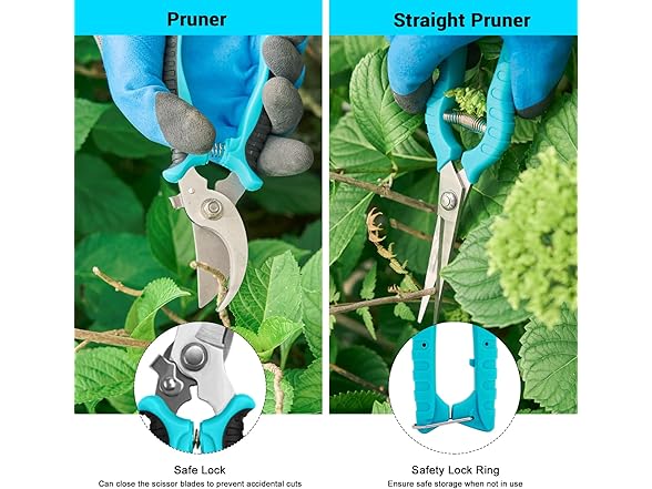 11-Piece Stainless Steel Garden Tool Set