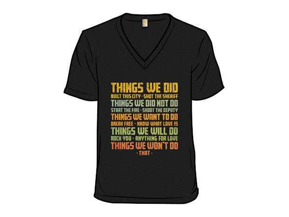 Things We Did