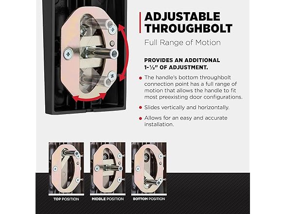 Prava Front Door Handle & Deadbolt Set