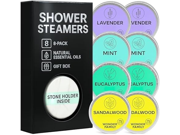 WONDER FAMILY  hower Steamers Gift Set