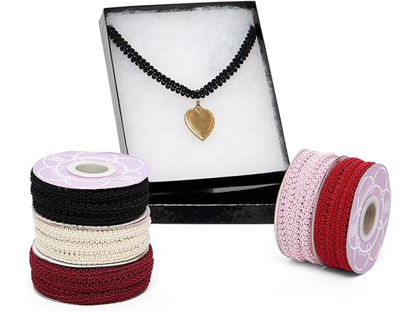 3/8" X 10 Yd Wine Gimp Braid Trim - Gallery 2