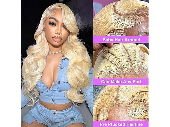 GOMOST 13x4 Blonde Lace Front Wigs