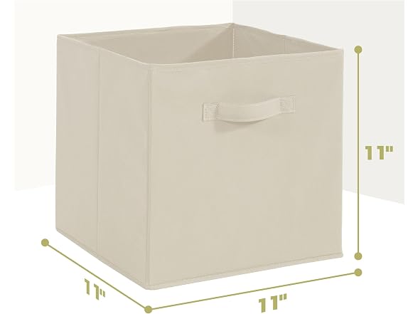 STORAGEIDEAS 11x11 Storage Bins, Set of