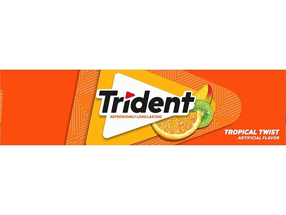 Trident Trident Tropical Twist Gum, 14pc, 12pk