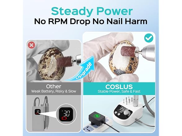 COSLUS Desktop Professional Nail Drill