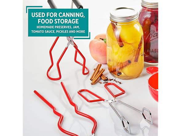 MIRRO 6 Piece Canning Tool Set, Red