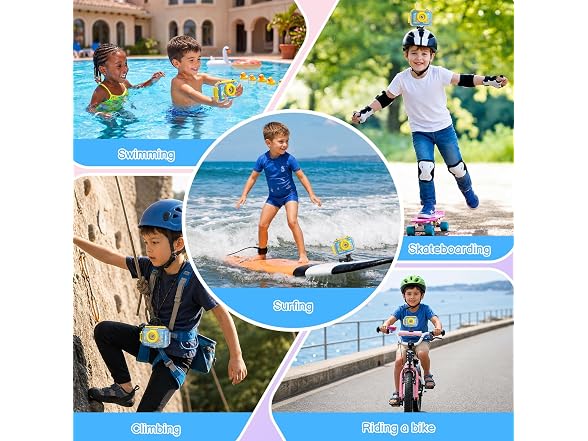 GKTZ Kids Underwater Waterproof Camera