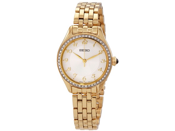 Seiko Essentials Quartz Silver Dial Ladies Watch