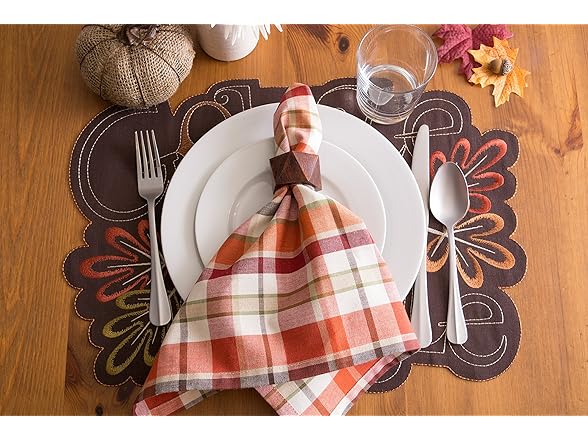 DII Thanksgiving, Placemat Set 4Ct
