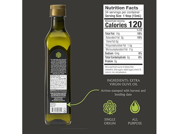 Mina Moroccan Olive Oil Extra Virgin 16.9 Fl Oz