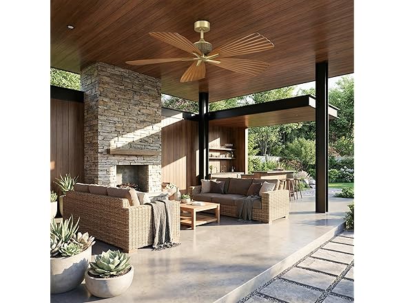 Parrot Uncle F6048 56" Ceiling Fan Without Light