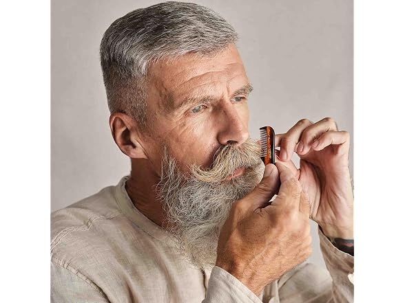 KENT 81T Handmade Beard Mustache Comb Extra Small
