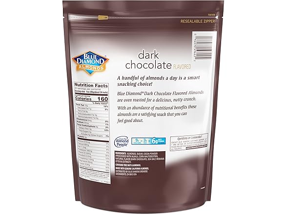 Blue Diamond Almonds Blue Diamond Almonds, Dark Chocolat