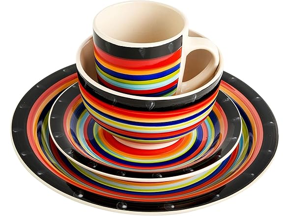 16Pc Or 32Pc Casa Stella Dinnerware Set