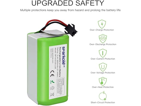 SPARKOLE 14.4V 2600mAh Replacement Battery for M