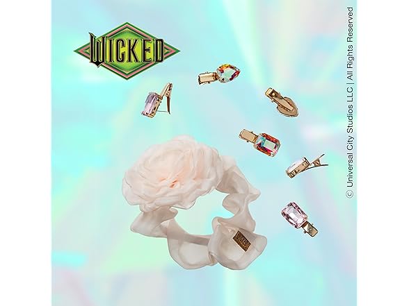 Conair Wicked Glinda Scrunchie & Hair Clip set