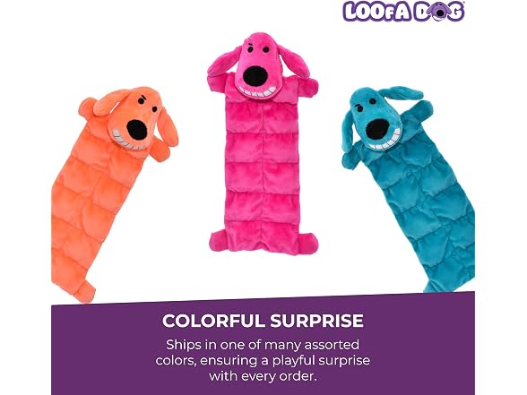 Multipet Original Loofa Dog Plush Toy Mat