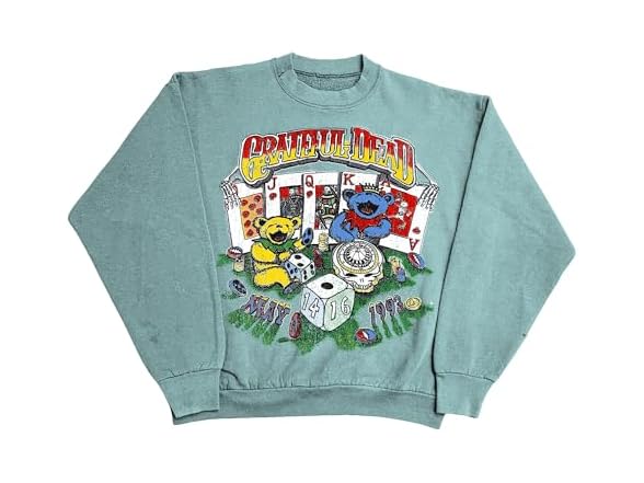 Grateful Dead (M) Face Cards Sweatshirt
