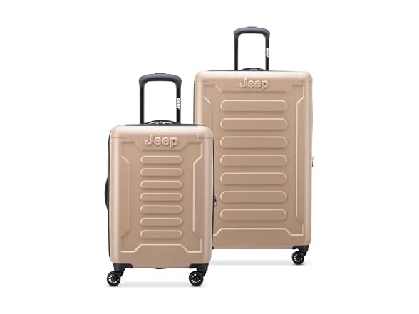 Jeep Hardside Expandable Luggage with Spinners