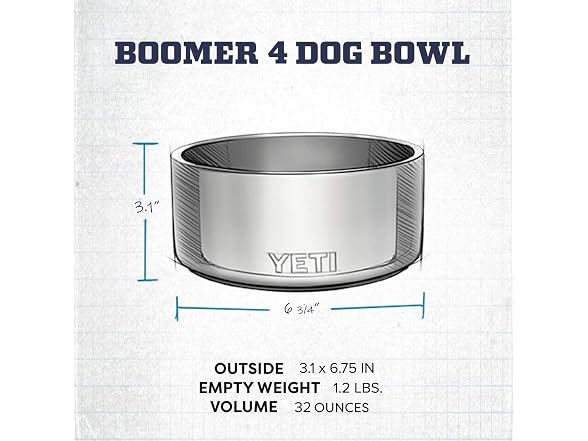 YETI Boomer 4, Stainless Steel- Alpine Yellow - Gallery 5
