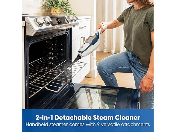 Vacmaster 2-in-1 Steam Mop & Handheld Cleaner