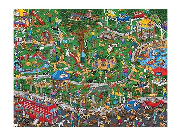 Springbok - The Dog Park - 500 Piece Puzzle