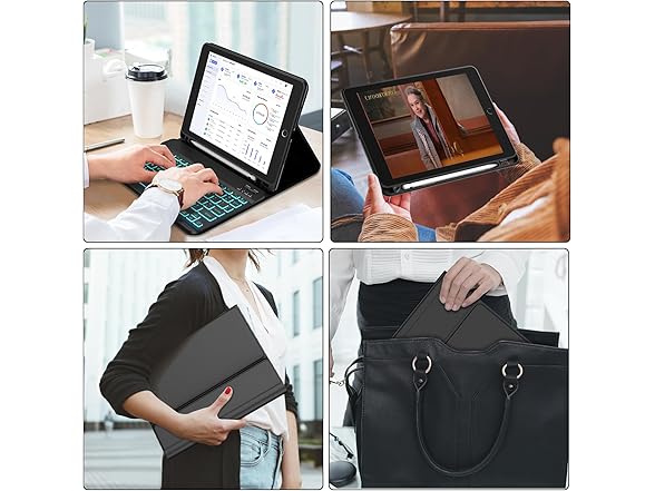 iPad 10.2in Case with Detachable Keyboard