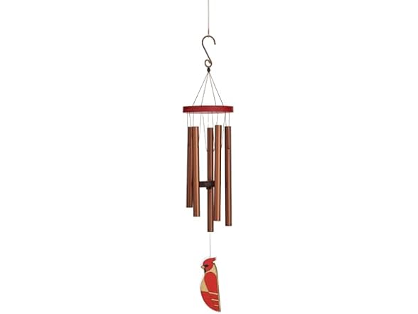 Red Carpet Wind Chimes Cardinal 36in