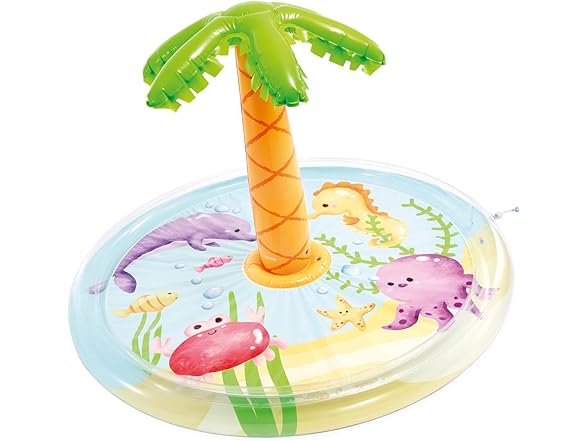 INTEX Palm Tree Inflatable Spray Pool
