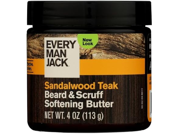 Every Man Jack Sandalwood Beard Butter 4 Oz