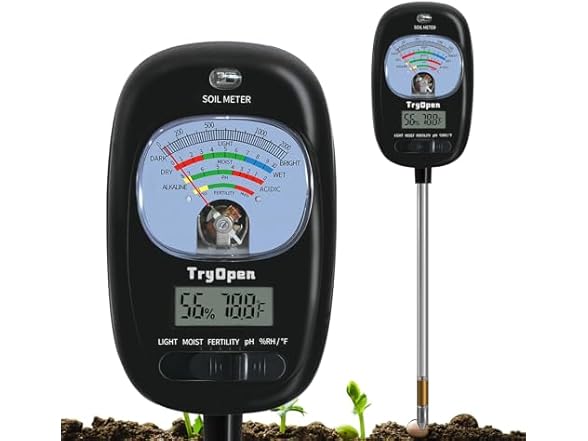 TryOpen Soil Test Kit Soil Moisture Meter